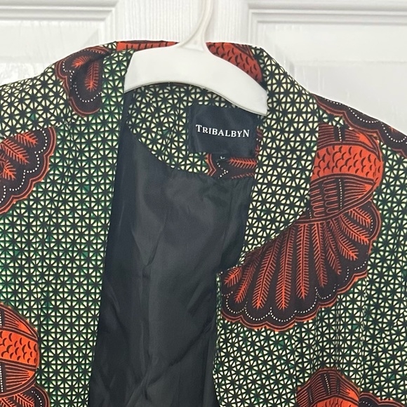 ANKARA AFRICAN PRINT PEACOAT - colorful addition to your wardrobe 🧥 - Picture 3 of 5